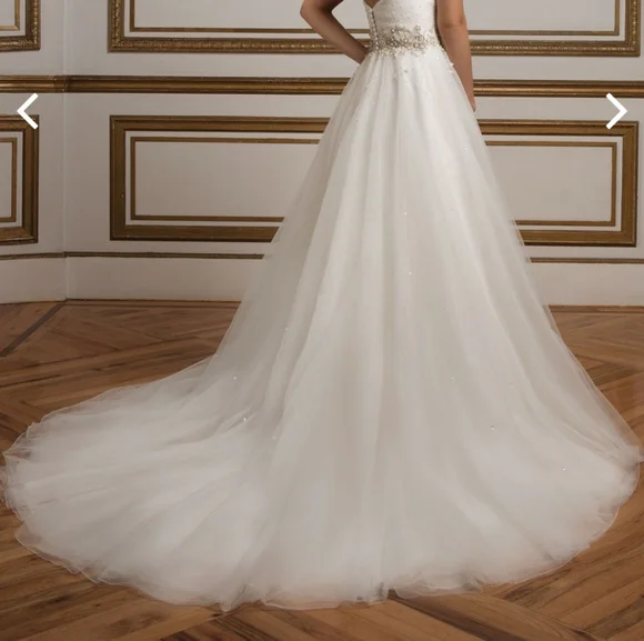 JUSTIN ALEXANDER WEDDING DRESS - Picture 3 of 4